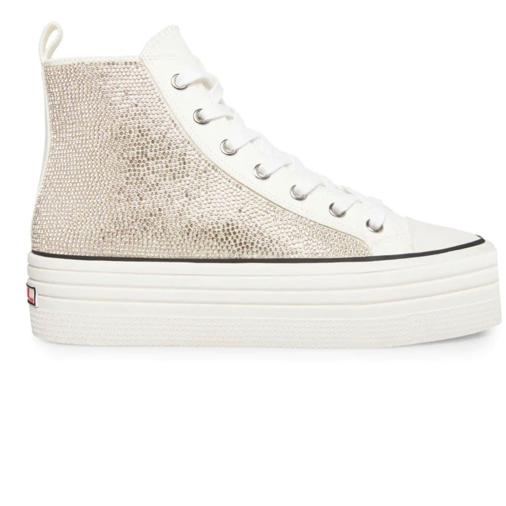 Steve Madden Berker Rhinestone high-top Platform Sneakers